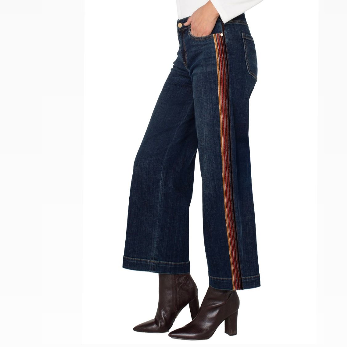 Stride Wide Leg w/ Velvet Trim
