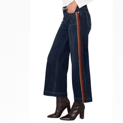 Stride Wide Leg with Velvet Trim