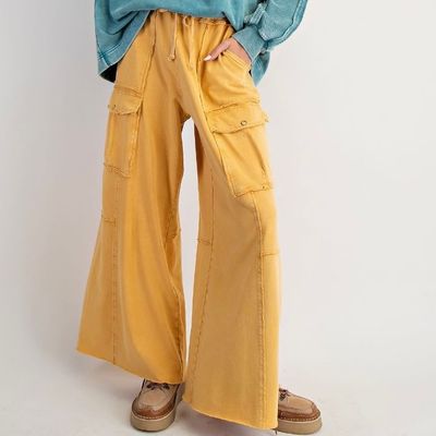 Washed Terry Cargo Sweatpant (4 colours)