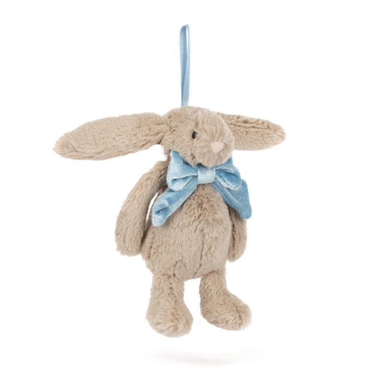 Bashful Beige Bunny Ornament