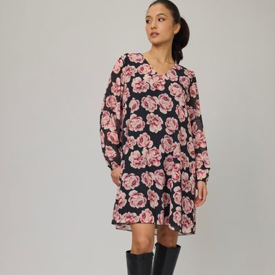 🇨🇦 Georgette V Neck Dress