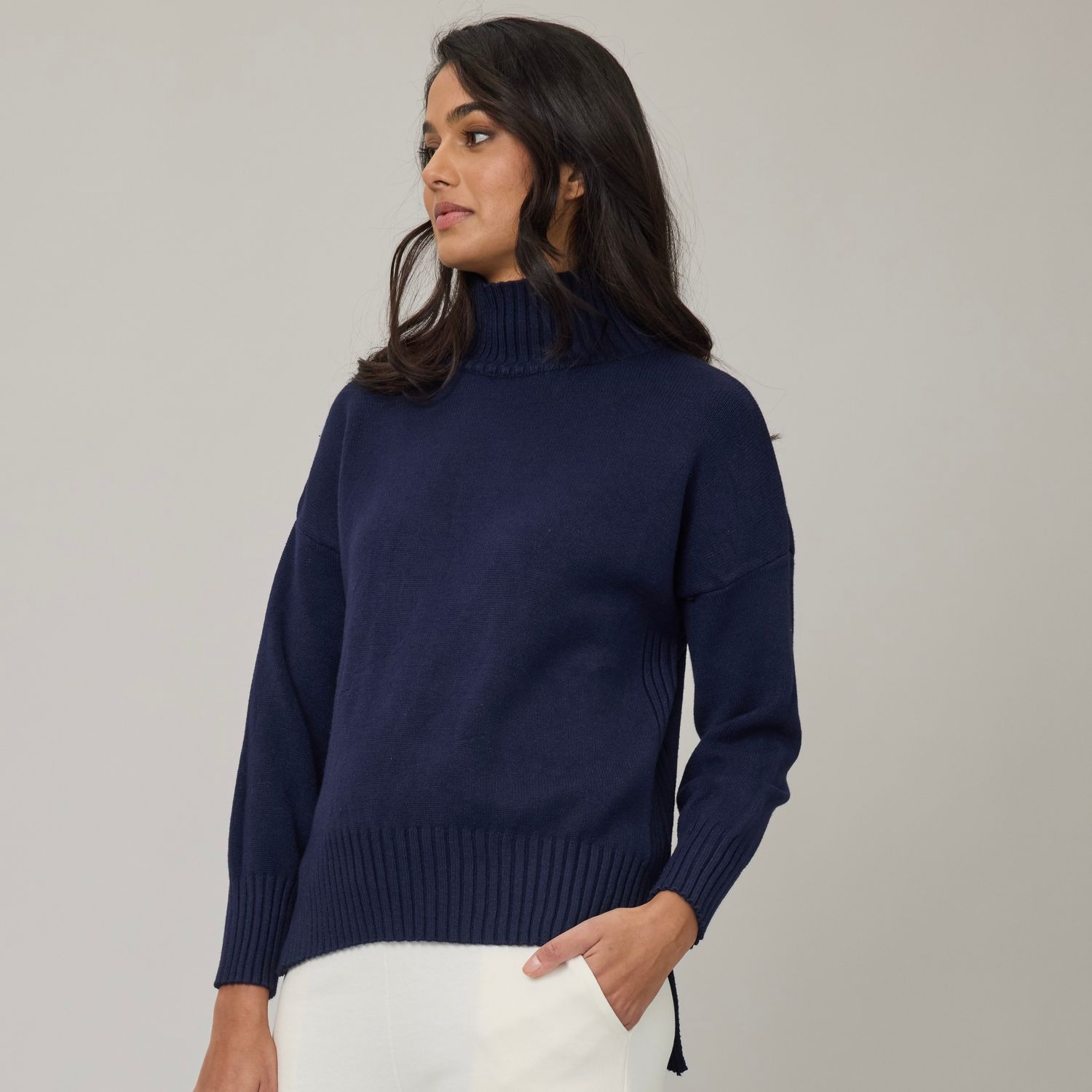 🇨🇦 Mock Neck Rib Sweater