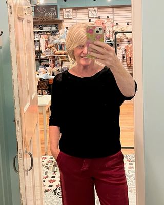 Ballet Neck Slouchy Sweater