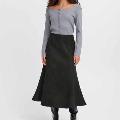 Inafo Knit Midi Skirt