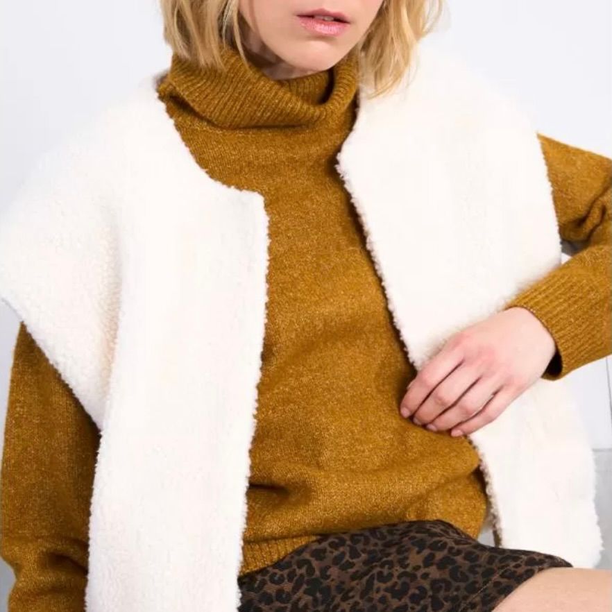 Cozy T Neck Sweater