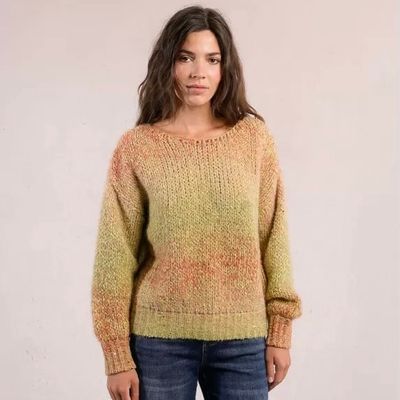 Sunset Variegated Knit Sweater