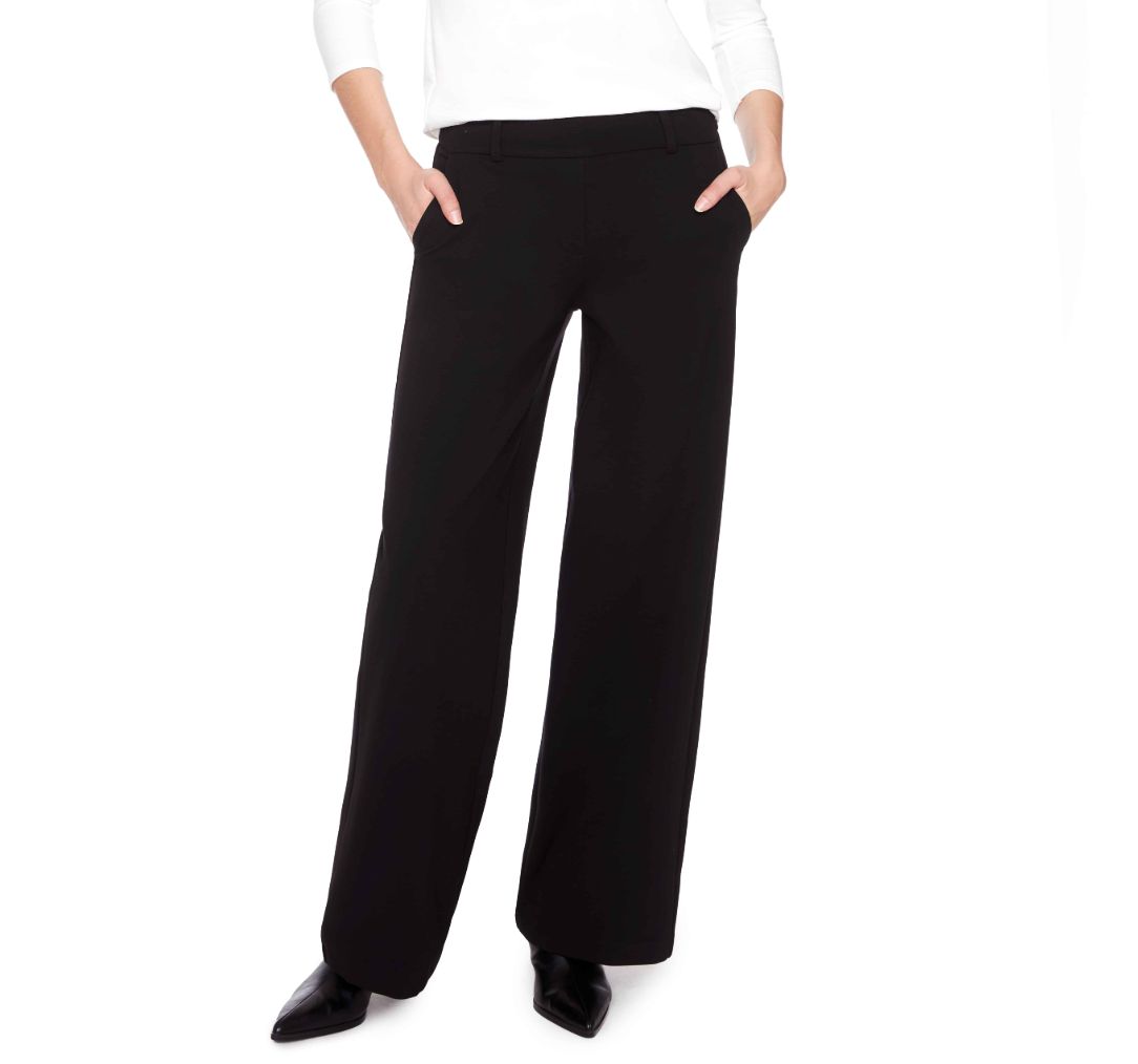 Ponte Wide Leg Dress Pant