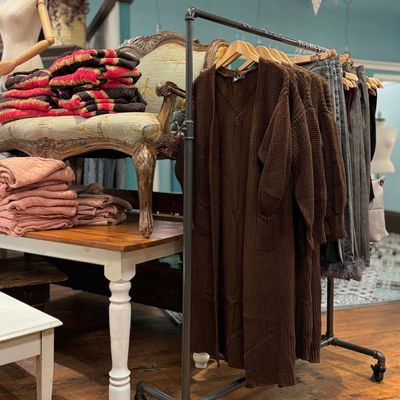🇨🇦 Cable Knit Back Long Cardi
