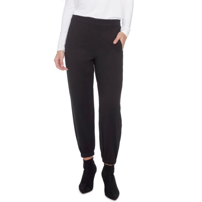 🇨🇦 Carly Ponte Jogger w/ Pockets, Black