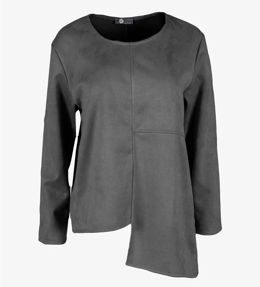 🇨🇦 Sueded Asymmetric Hem Top