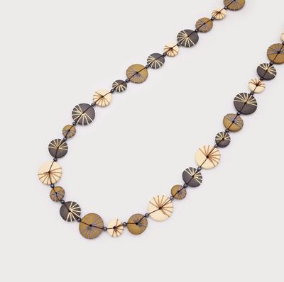 🇨🇦 Long Necklace, Wooden Bead &amp; Cord (2 colours)