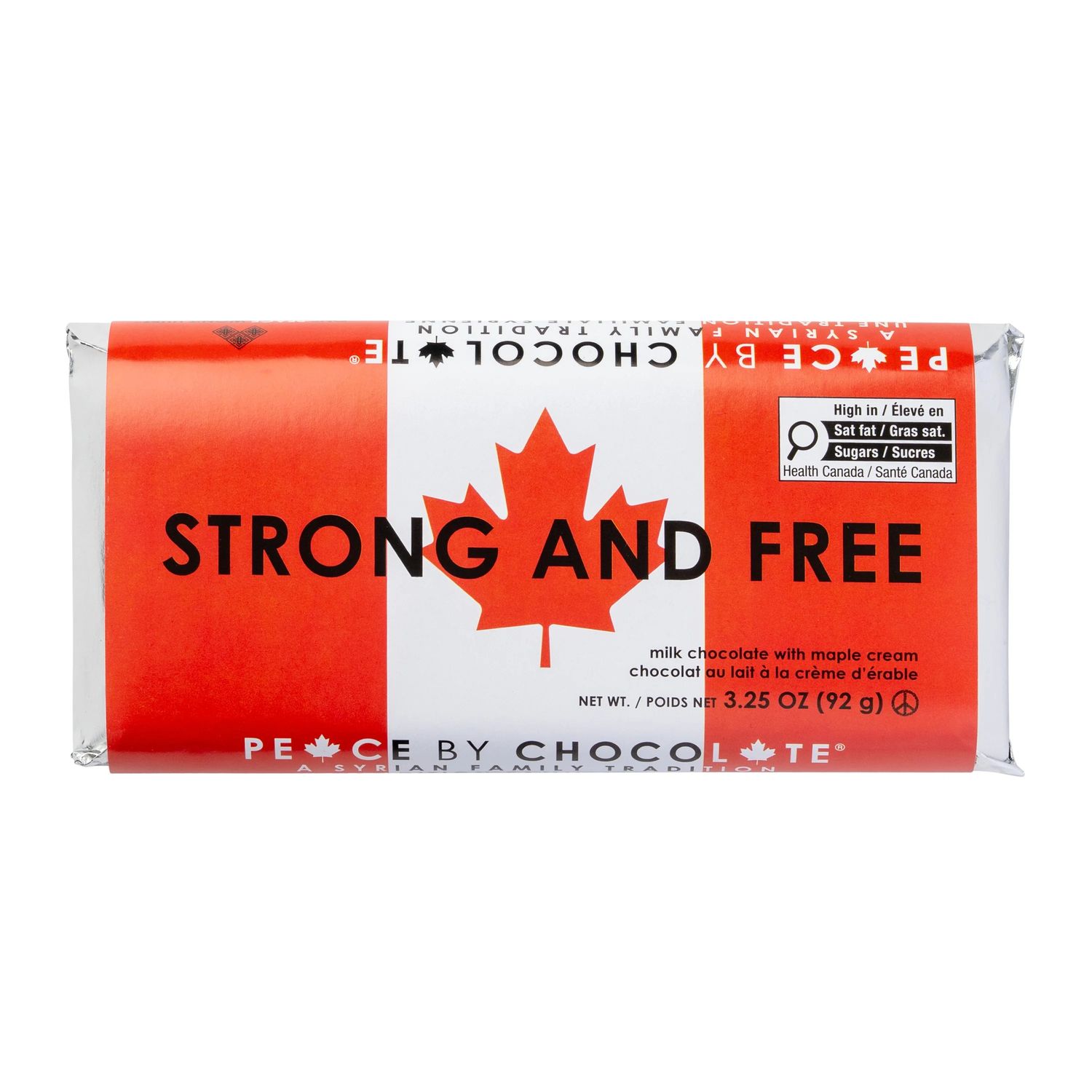 🇨🇦 Strong and Free Canada Chocolate Bar