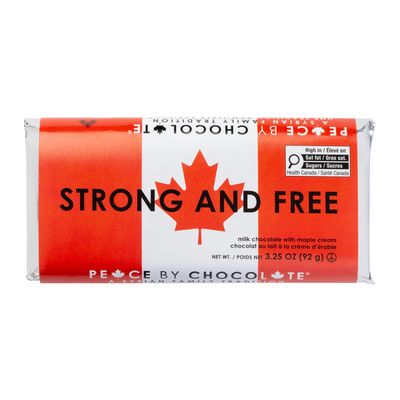 🇨🇦 Strong and Free Canada Chocolate Bar