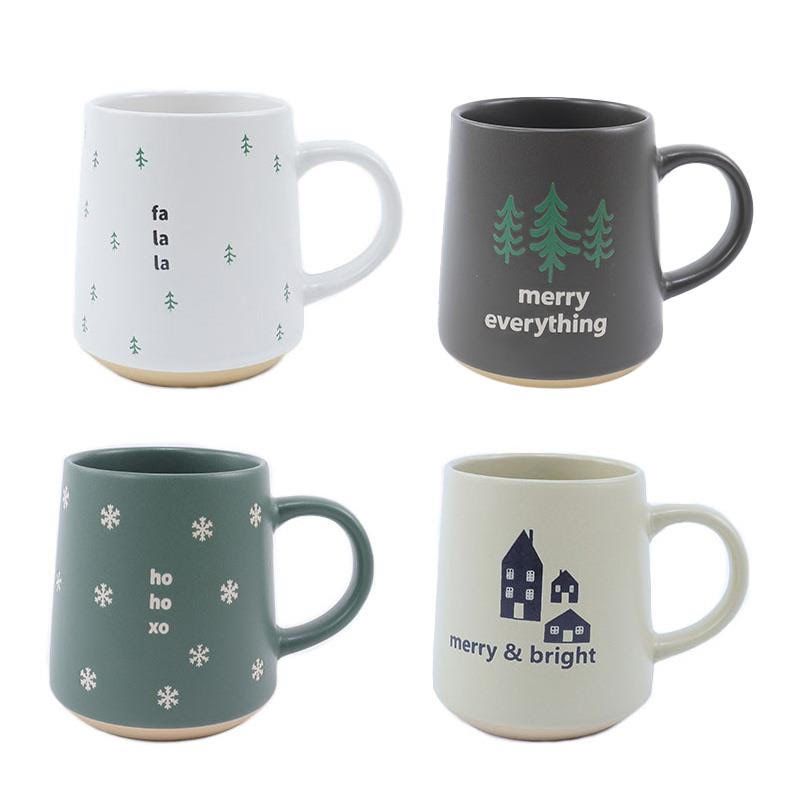 Holiday Text Mugs (4 styles)