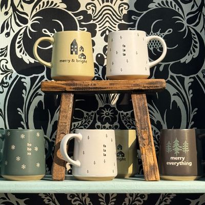 Holiday Text Mugs (4 styles)