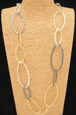 Large Link Long Necklace