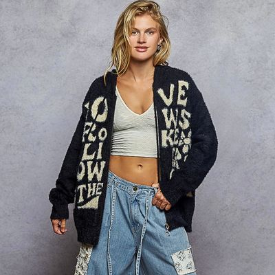 Love Grows... Zip Knit Hoodie