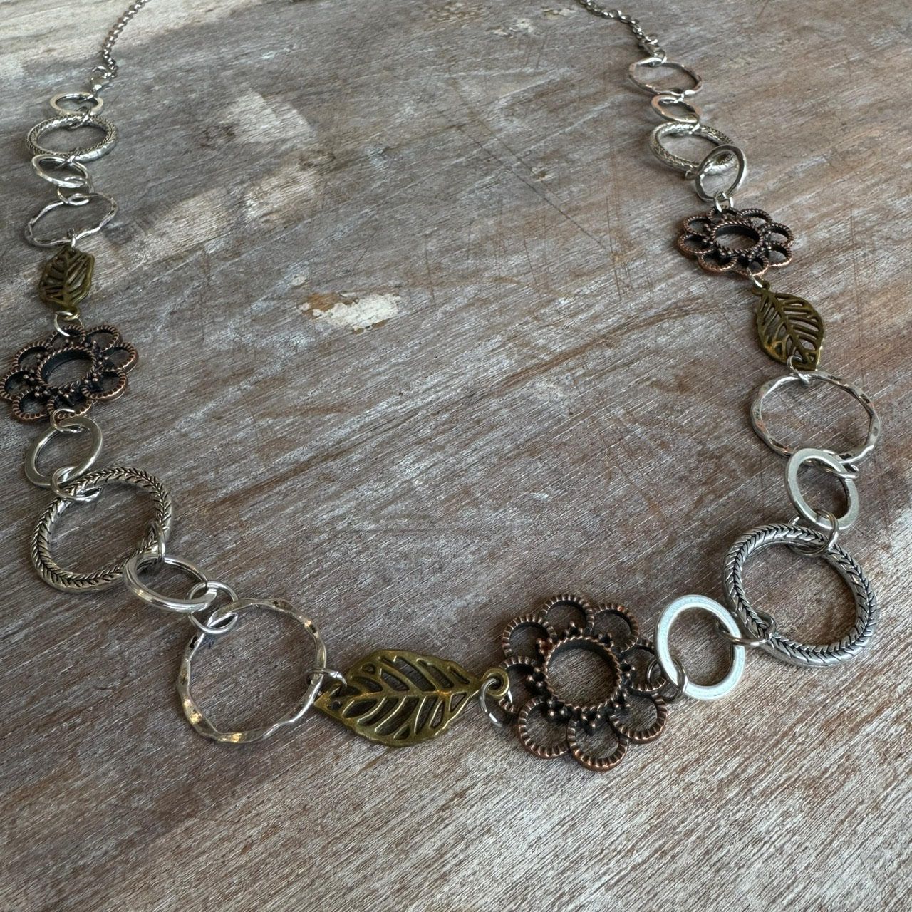 🇨🇦 Convertible Necklace, Mixed Metal