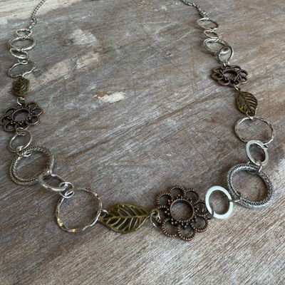 🇨🇦 Convertible Necklace, Mixed Metal