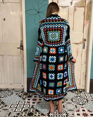 Granny Knit Long Cardigan