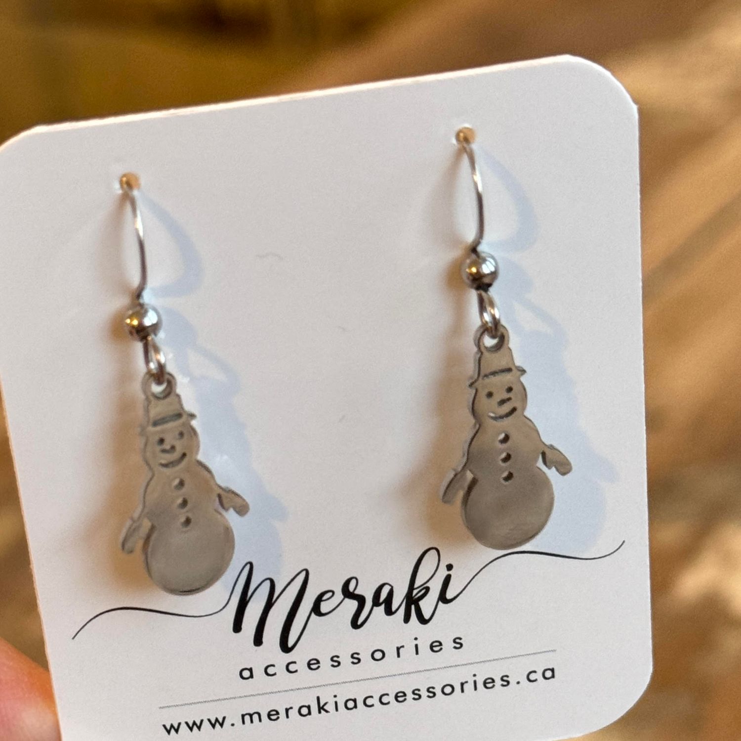 🇨🇦 Snowman Earring