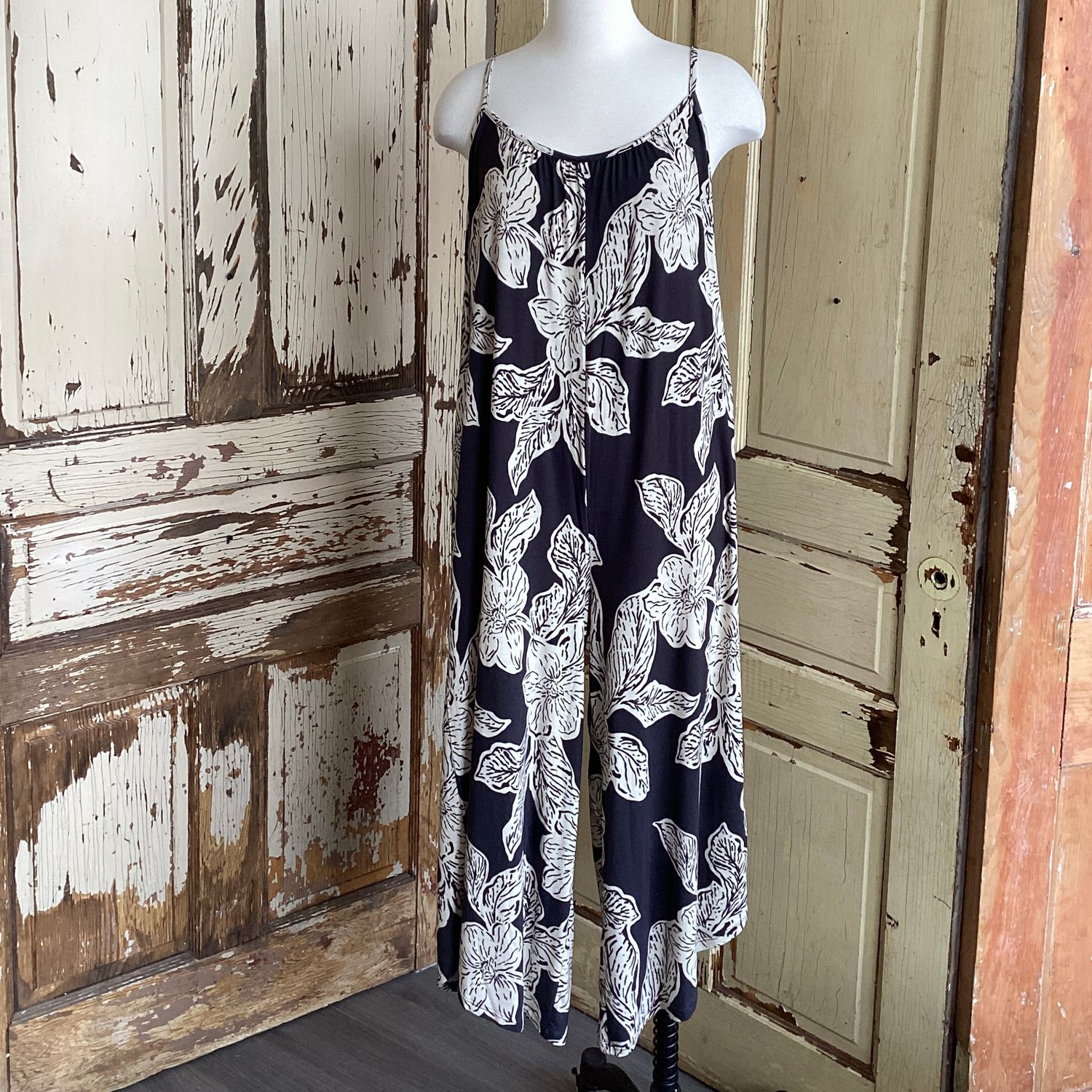 Flared Asha Floral Jumpsuit