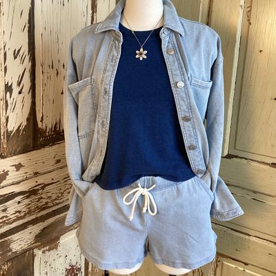 Hunter Knit Denim Short