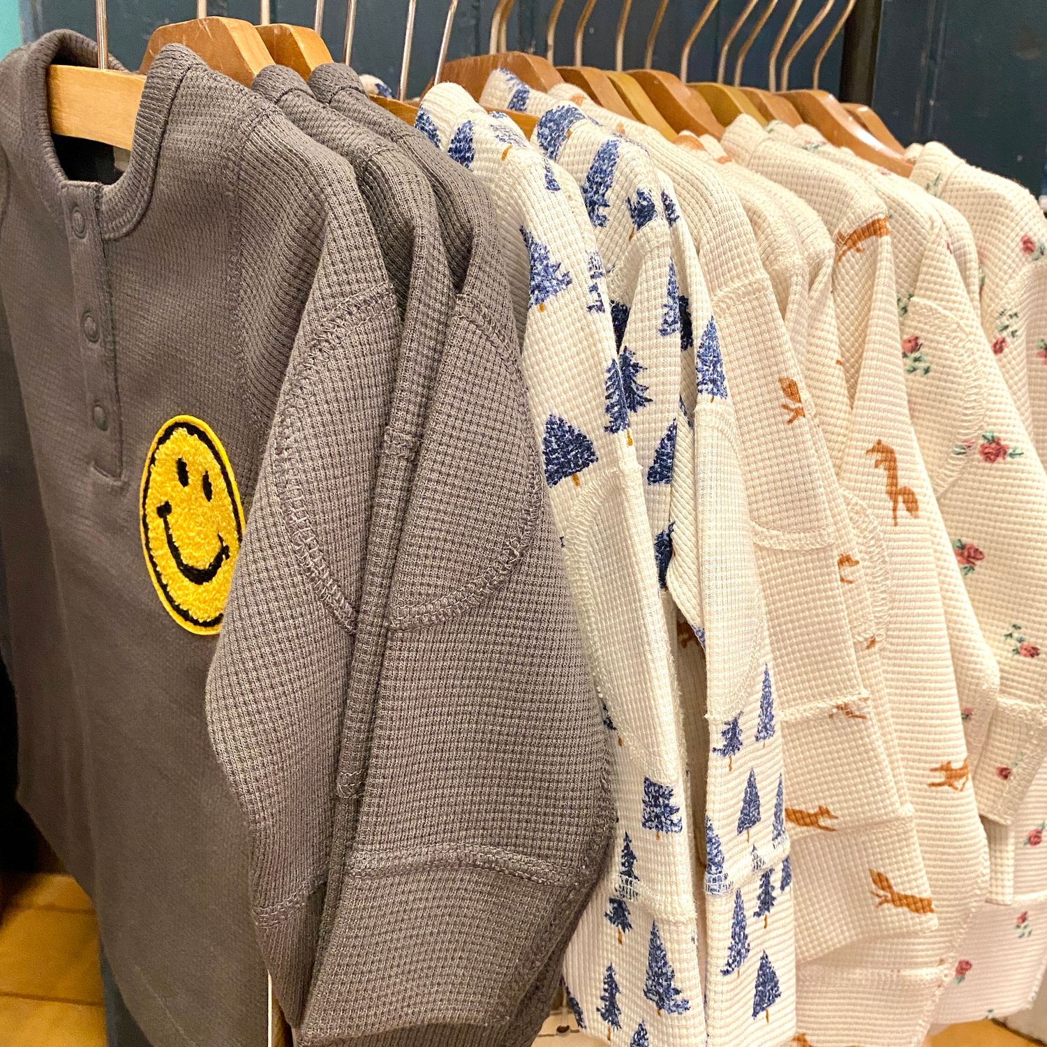 🇨🇦 Waffle Knit Tee (5 styles) - SALE-