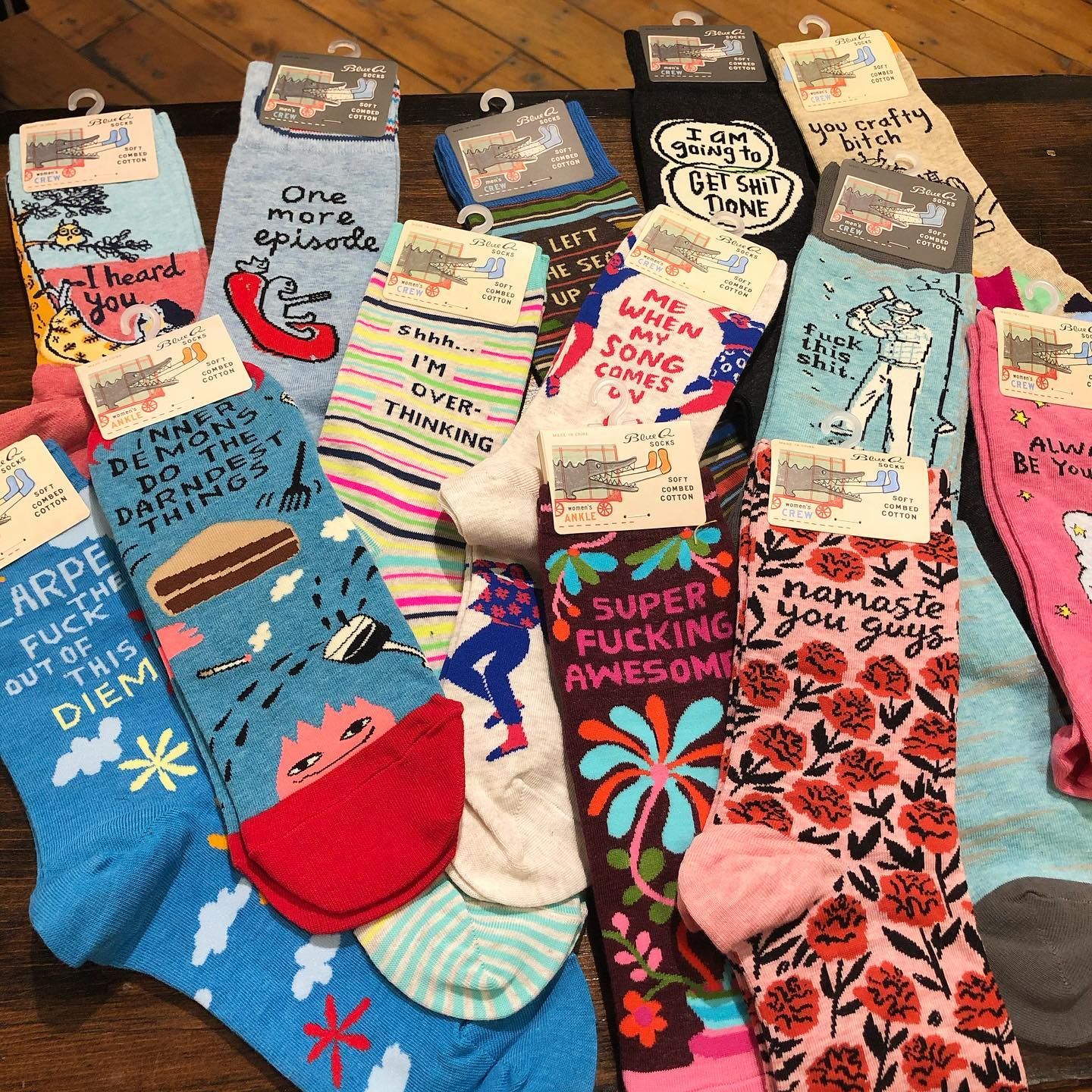 Women's Crew Socks (28 styles)