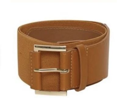 Stretch Wide Buckle Belt (2 colours)