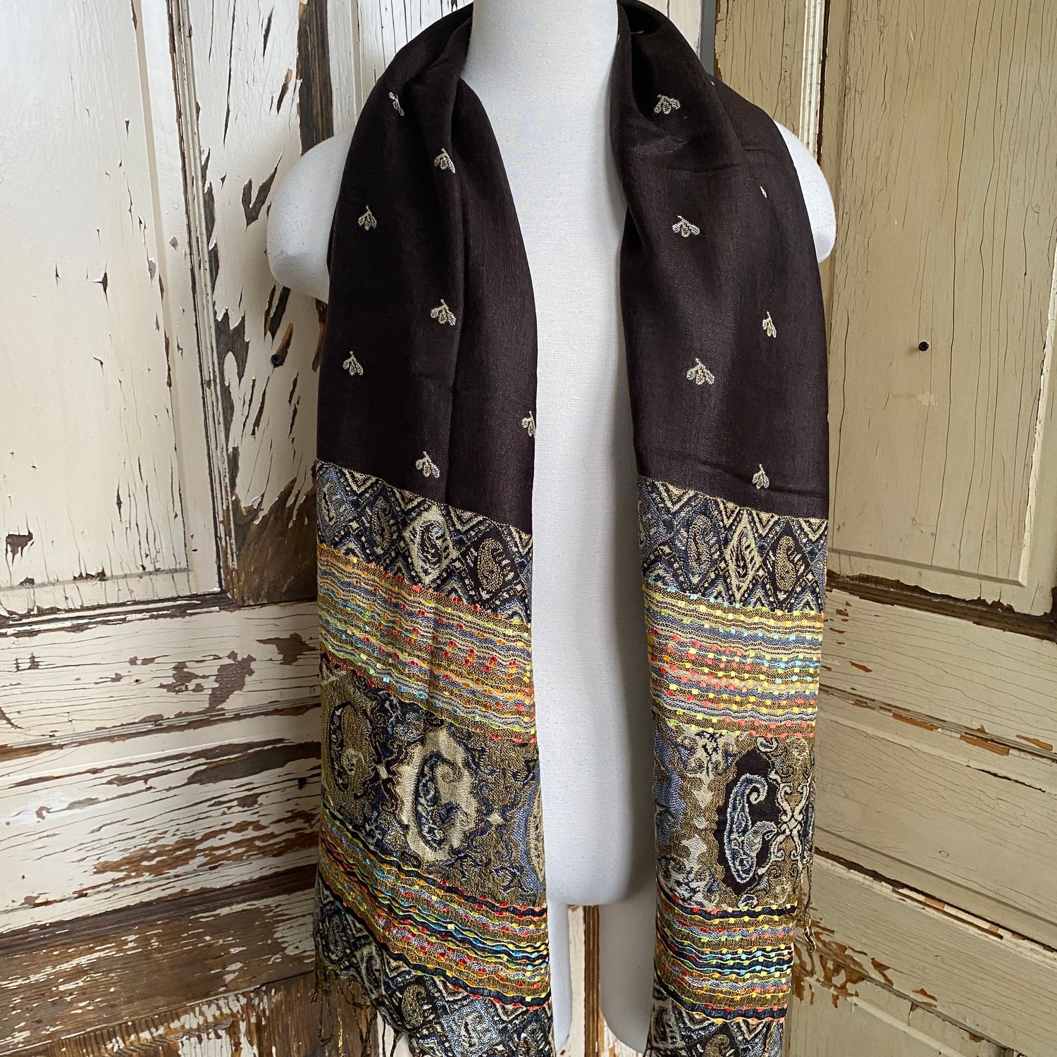 Mexican Prints Pashmina (3 colours) - SALE -
