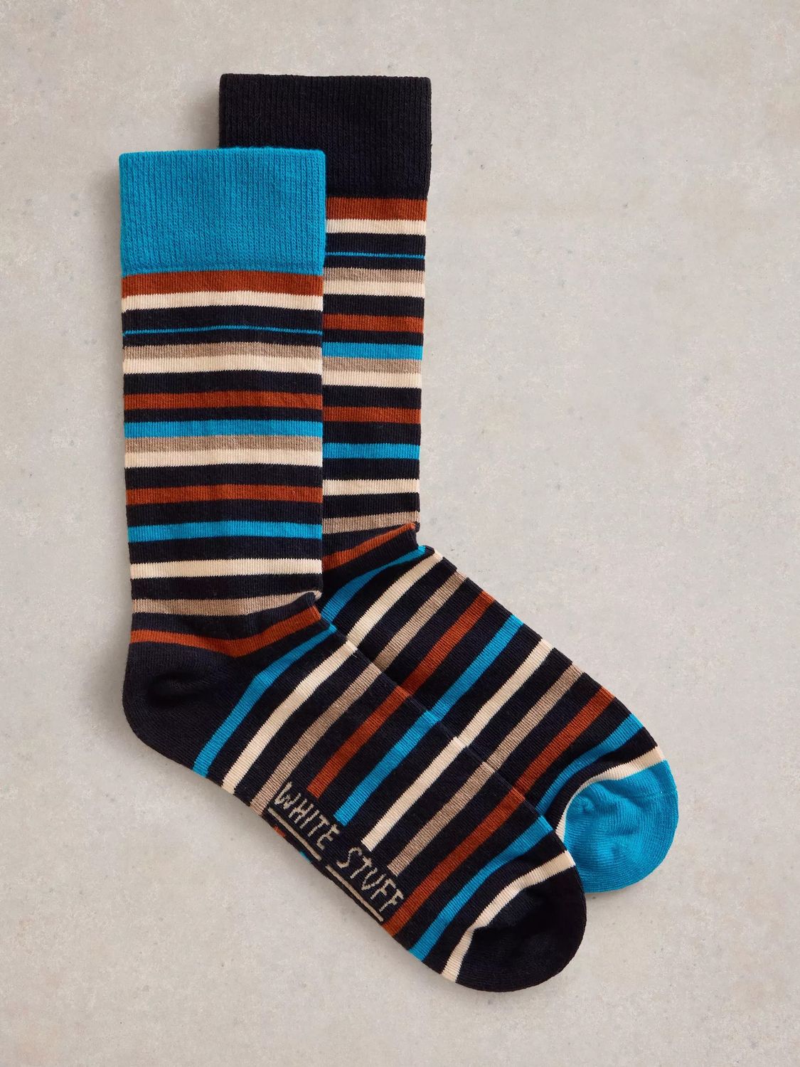 Mismatch Stripe Sock
