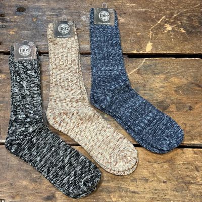 World's Softest 1902 Men's Metro Ragg Crew Socks (3 colours)