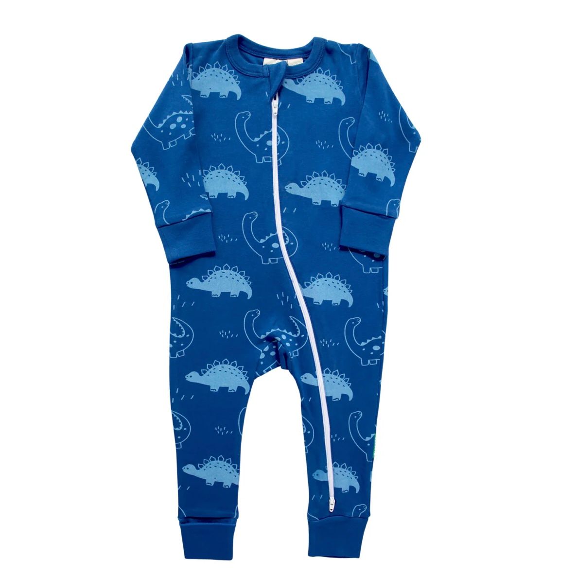 🇨🇦 Organic 2-Way Zip Romper, Dinos