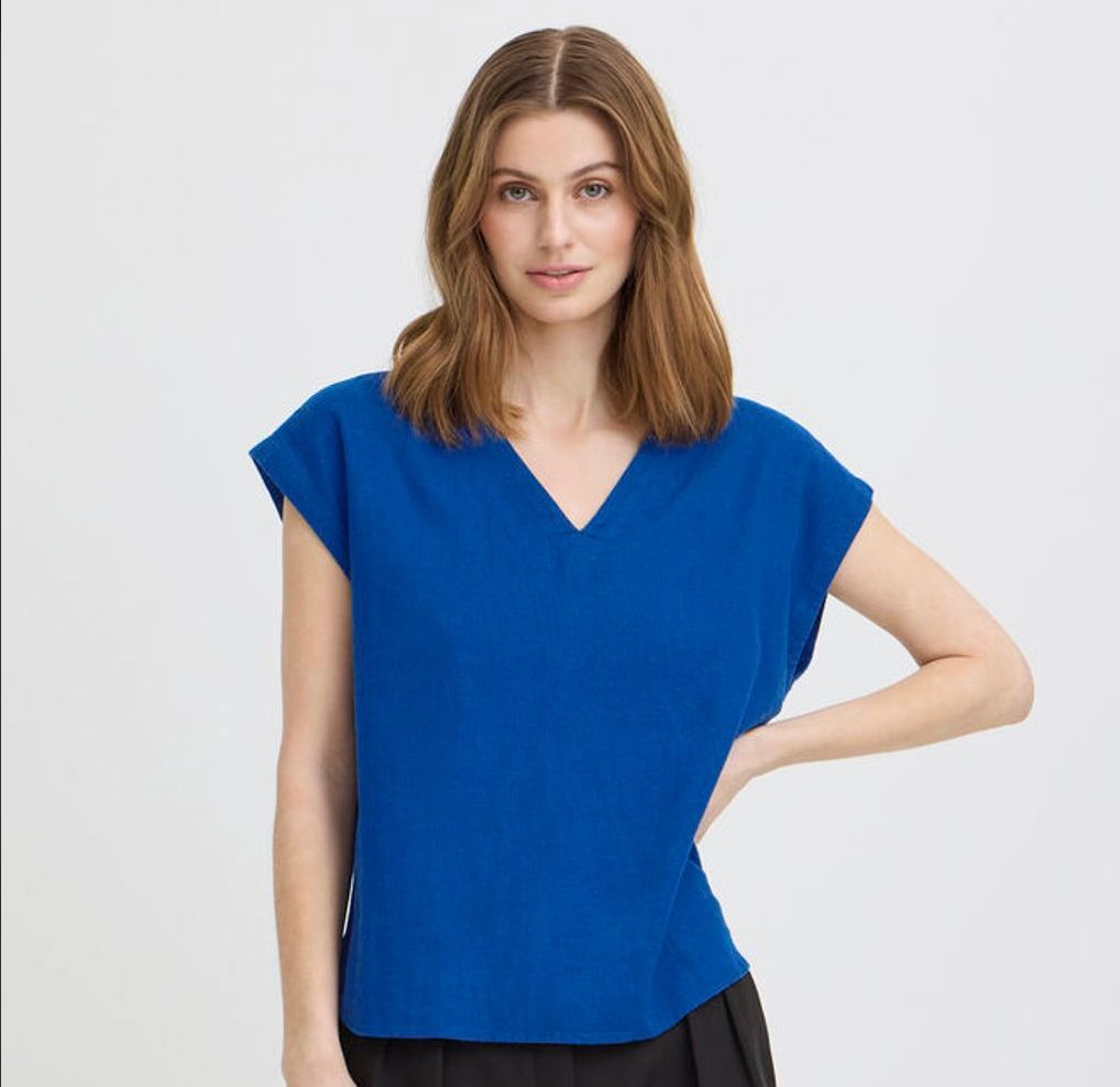 Linno V Neck Sleeveless Top (3 colours)