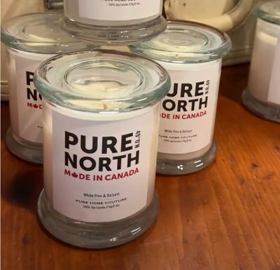 🇨🇦 Pure North Soy Candle, White Pine &amp; Balsam