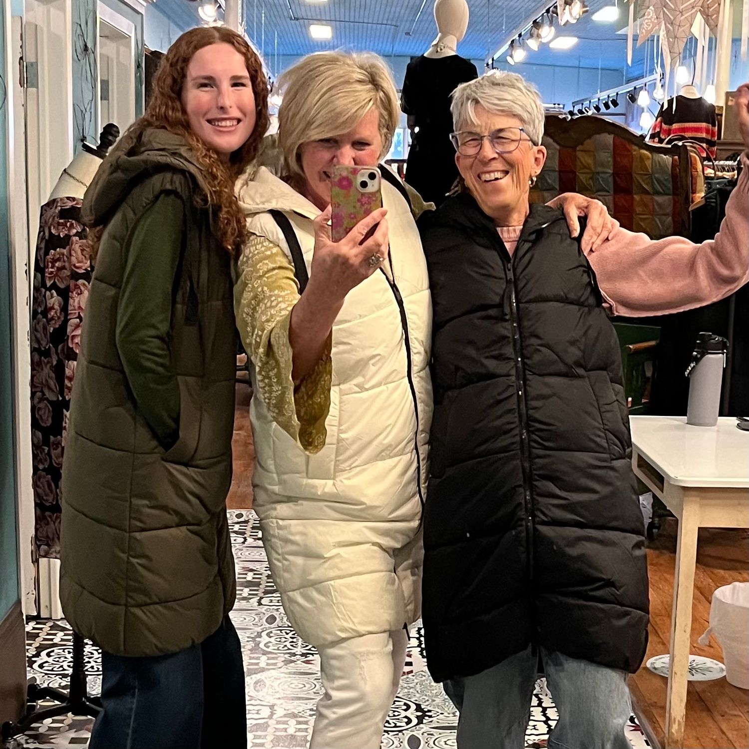 Bomina Long Puffer Vest (3 colours) - SALE -
