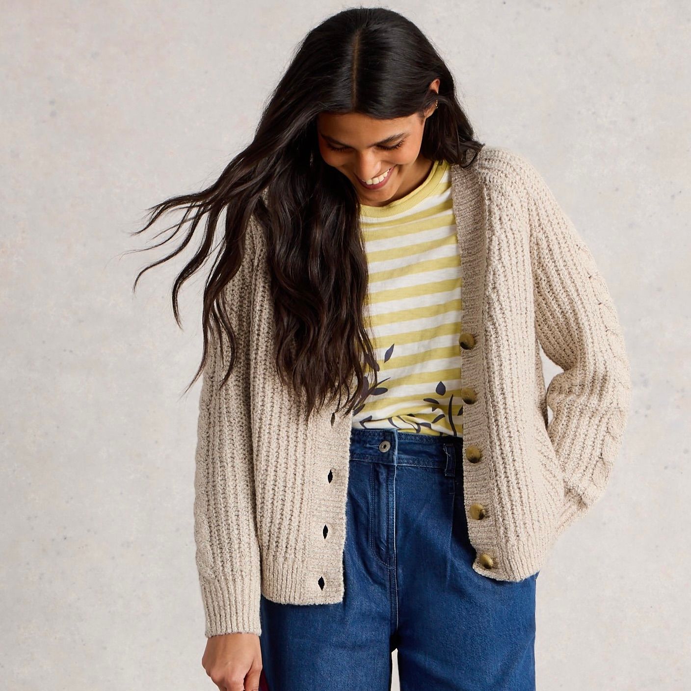 Sally Slub Cardigan - SALE -