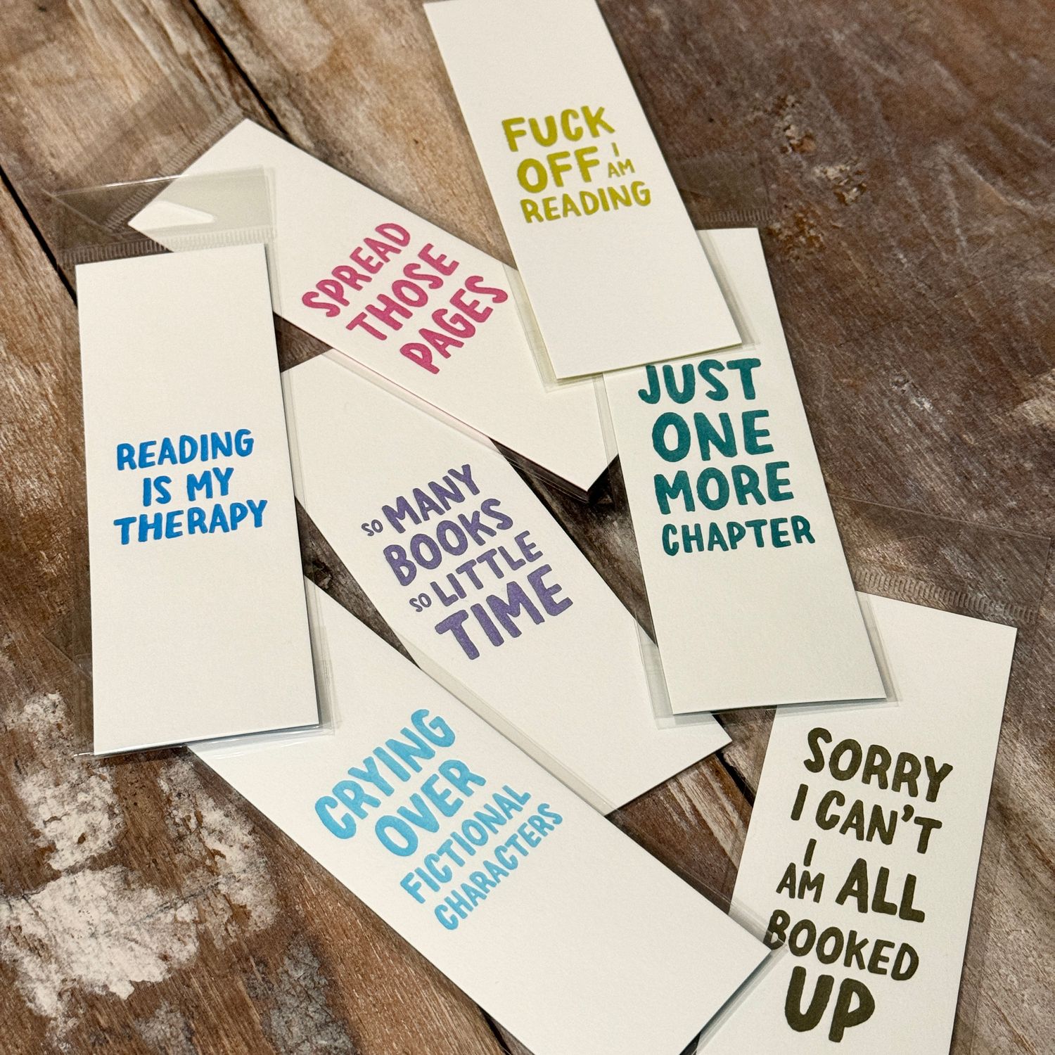 🇨🇦 Letterpress Bookmarks (7 styles)