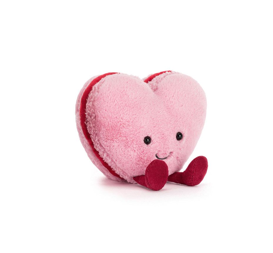 Amuseables Colette Heart Macaron (Pink)