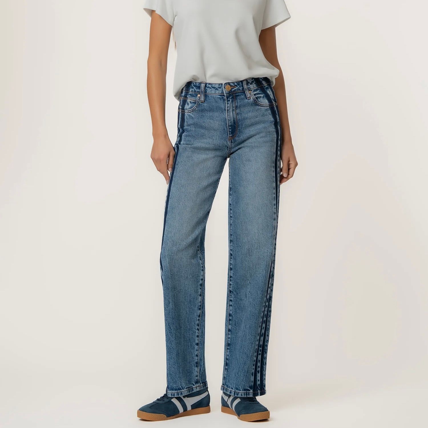 Sienna Straight Leg, 5 Pocket Jean, Brilliantly