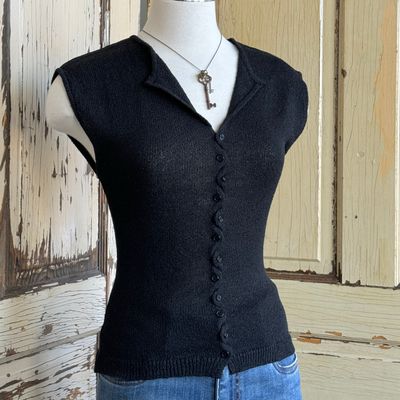 Blonds Back Forth Button Top