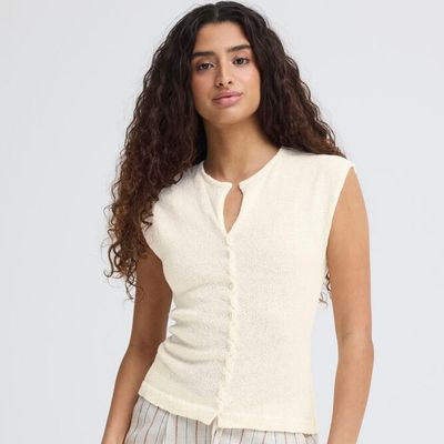 Blonds Back Forth Button Top