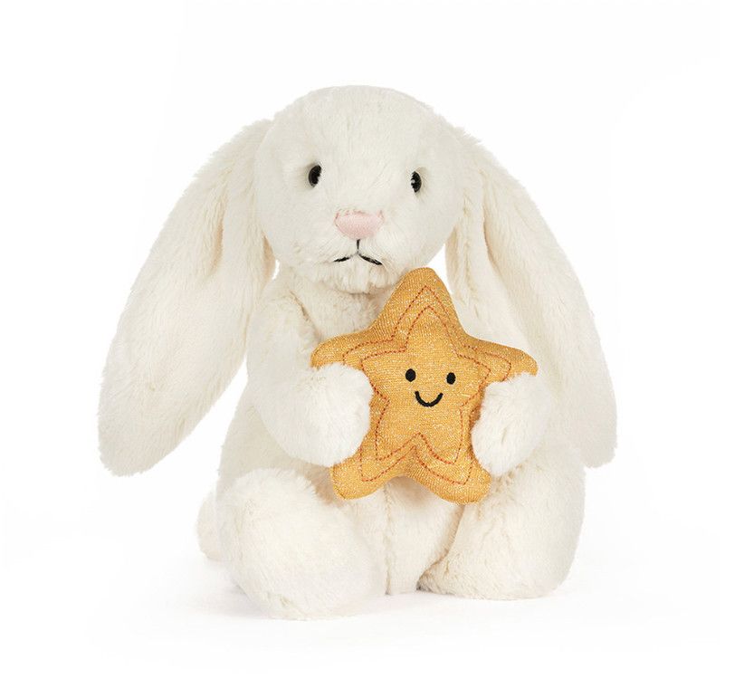 Cream Bunny with Star