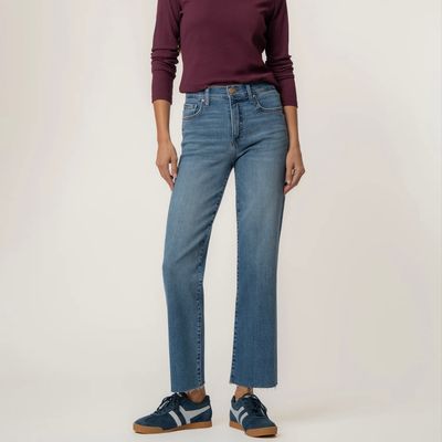 Avery High Rise Easy Straight Leg Jean, Building