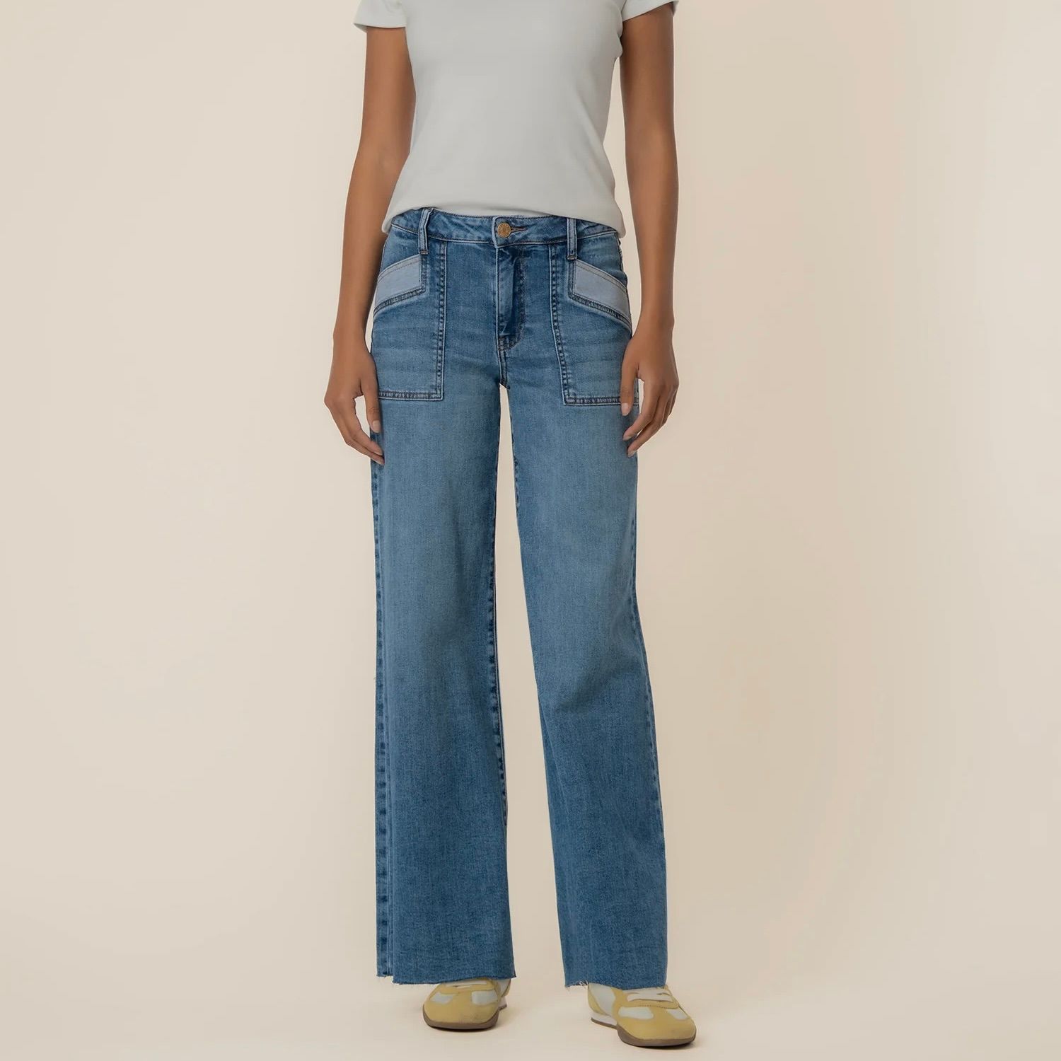 Maya High Rise Porkchop Fnt Pkt Raw Hem, Success