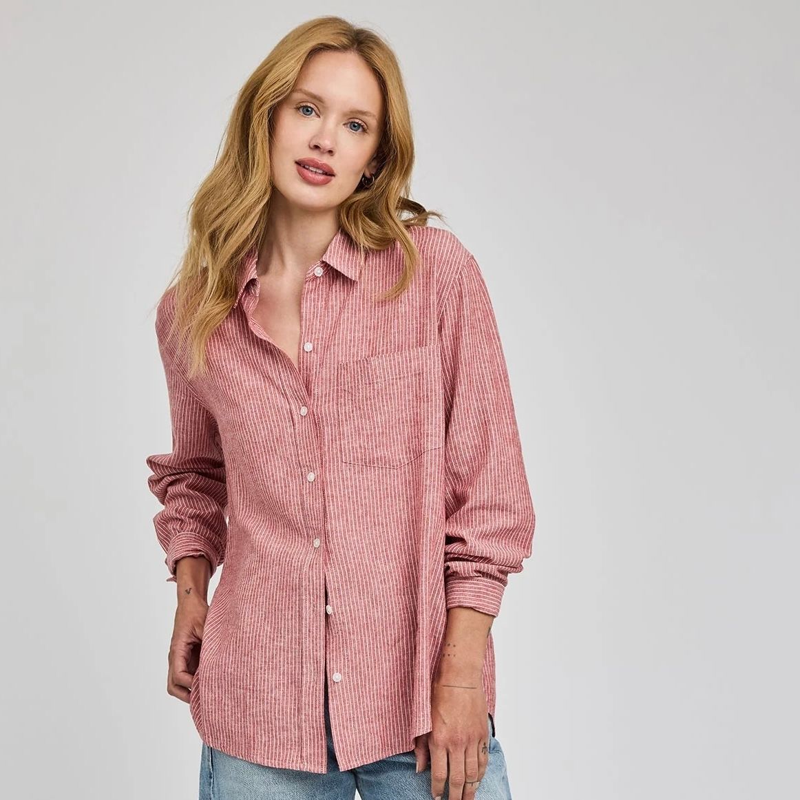 🇨🇦 Dominique Striped Shirt