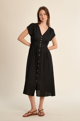 Button Front Dress
