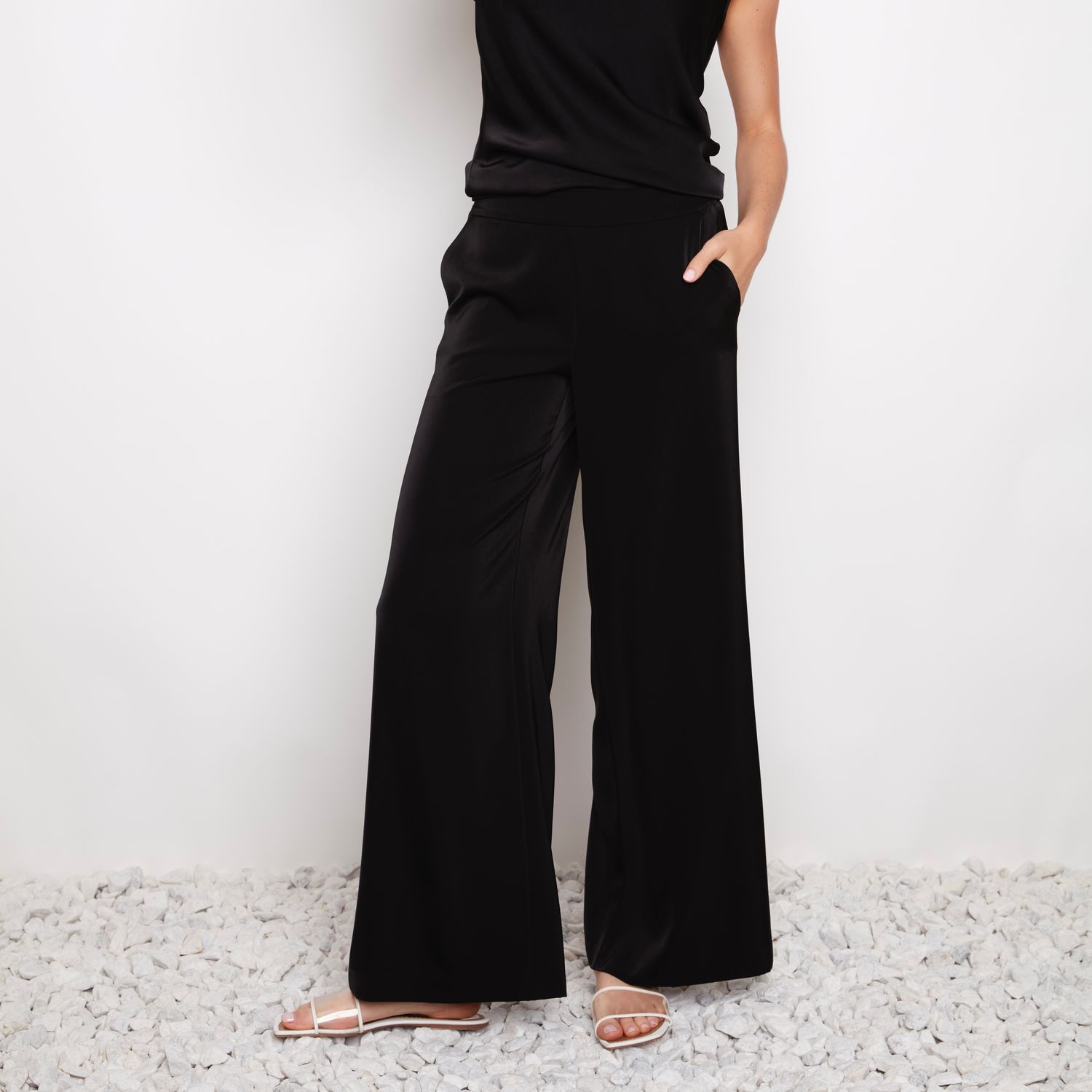 🇨🇦 Belize Satin Wide Leg Pant