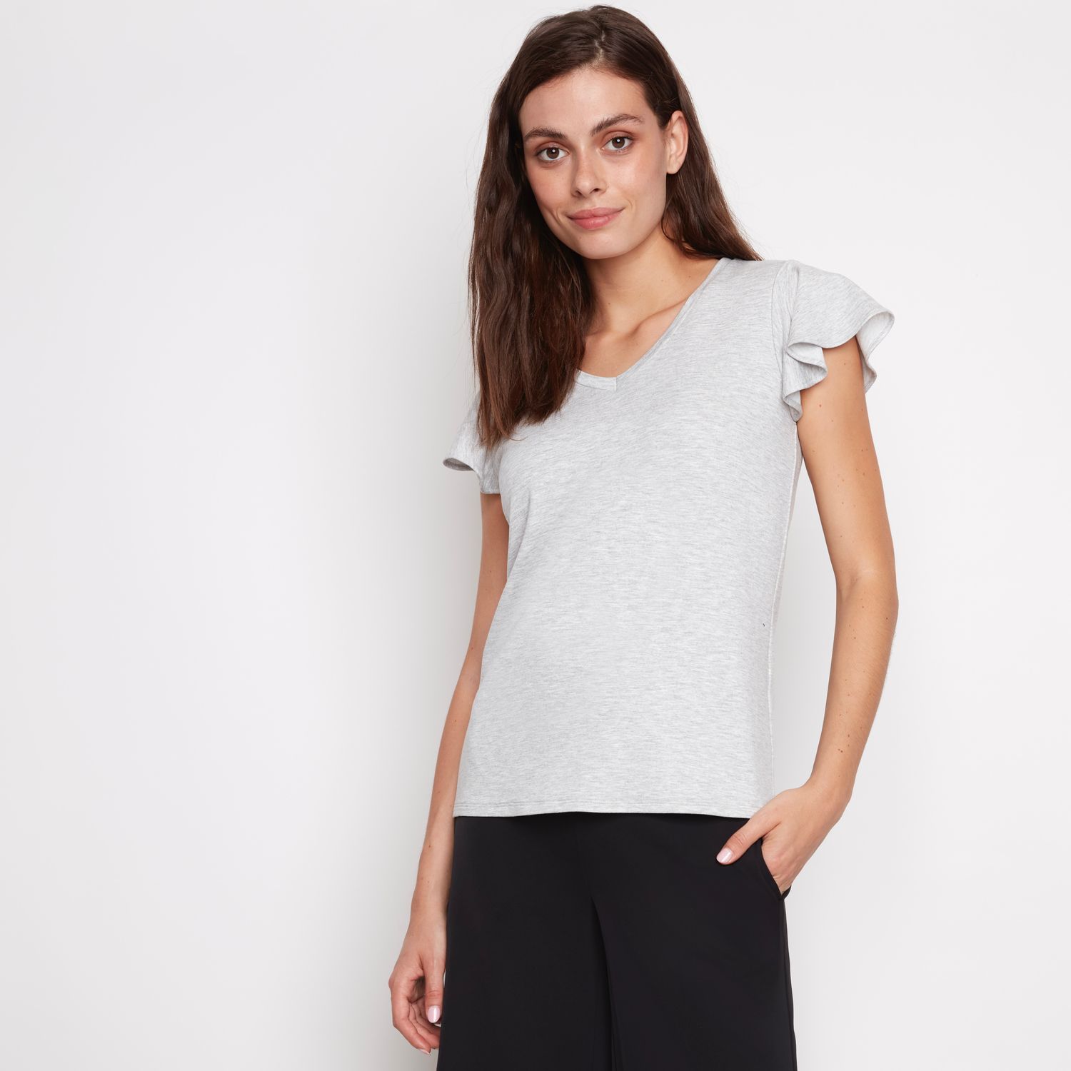 🇨🇦 Provence Ruffle Sleeve Top